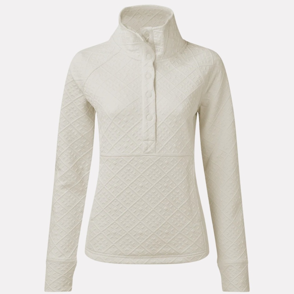 SHERPA Adventure Gear NYANO Cream Long Sleeve Pullover Jacket Size S SMALL